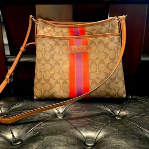 Coach Signature Print Crossbody